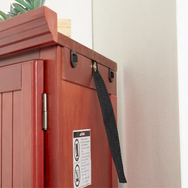 Mobile dispensa angolare da cucina a 4 ripiani con 8 ante e ripiani regolabili
