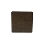 Tavolino da caffè quadrato marrone scuro - 42 L x 42 P x 18,63 A