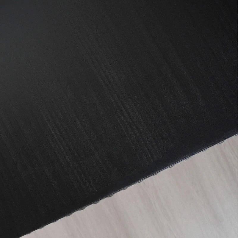 Consolle da ingresso con design a cascata curva e perline in legno