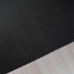 Consolle da ingresso con design a cascata curva e perline in legno