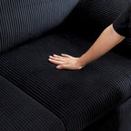 Divano Letto Convertibile a Due Posti con Rivestimento in Velluto a Coste