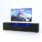 Mobile porta TV da 83" con luci LED RGB e spazio contenitivo, adatto per TV fino a 80"