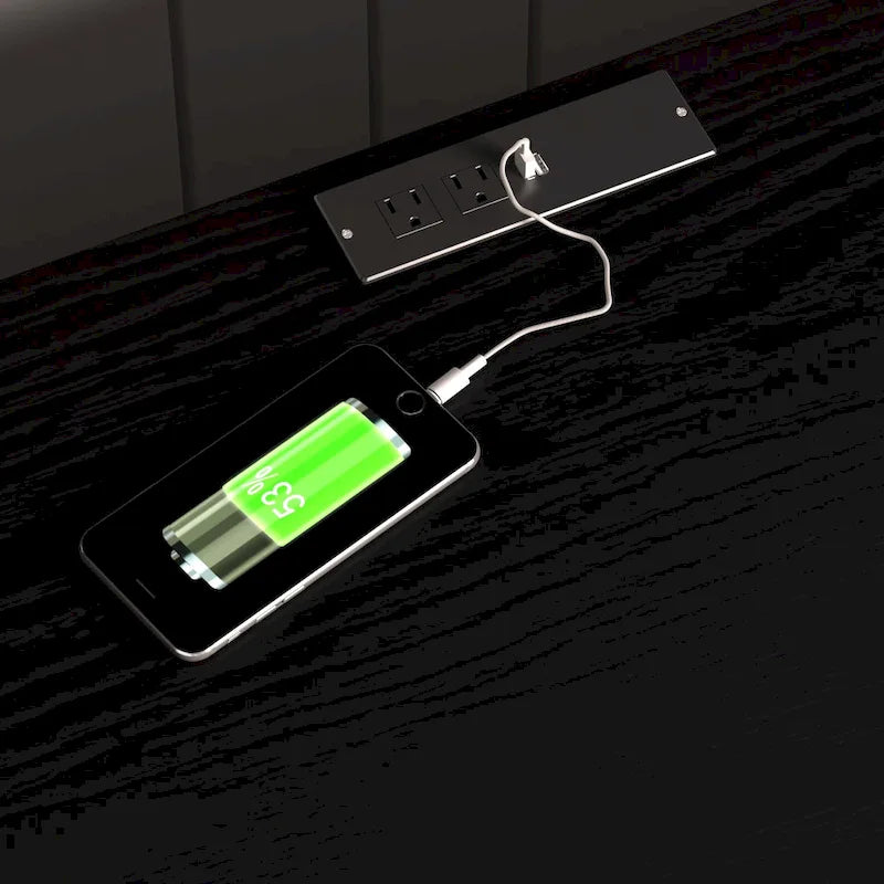 Mobile porta TV da 83" con luci LED RGB e spazio contenitivo, adatto per TV fino a 80"