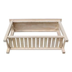 Console in Legno Massello con Ripiano Inferiore