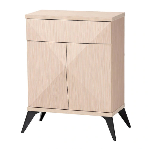 Credenza a 2 ante con gambe oblique e cassetto