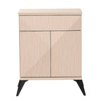 Credenza a 2 ante con gambe oblique e cassetto