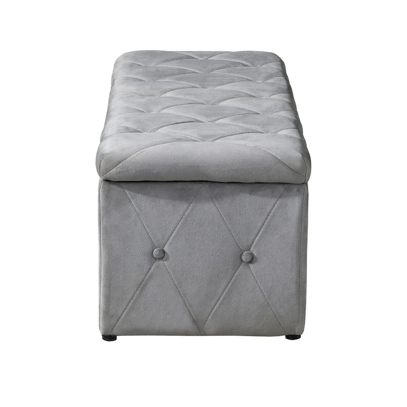 Pouf contenitore con vano segreto, set da 3