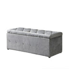 Pouf contenitore con vano segreto, set da 3