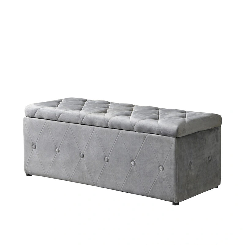 Pouf contenitore con vano segreto, set da 3