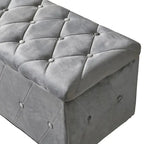 Pouf contenitore con vano segreto, set da 3