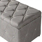 Pouf contenitore con vano segreto, set da 3