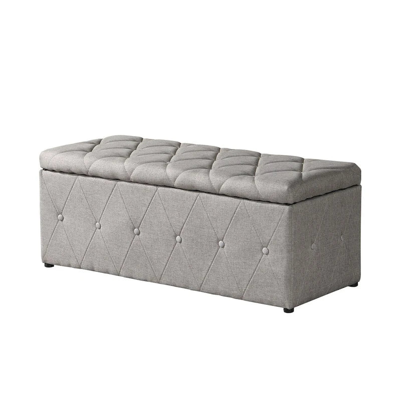 Pouf contenitore con vano segreto, set da 3