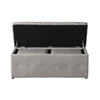 Pouf contenitore con vano segreto, set da 3