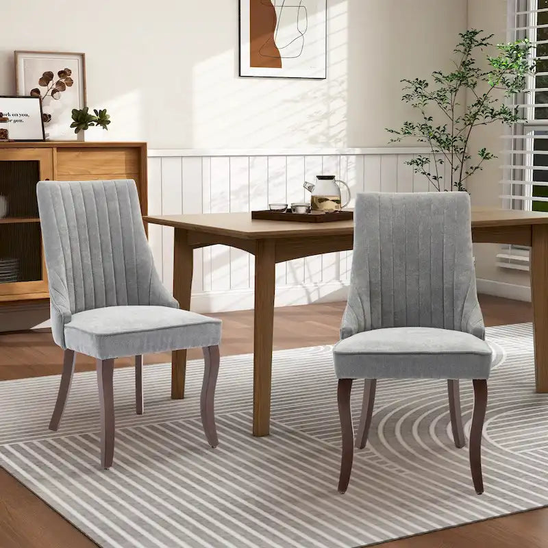 Set di 2 sedie imbottite per sala da pranzo