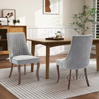 Set di 2 sedie imbottite per sala da pranzo