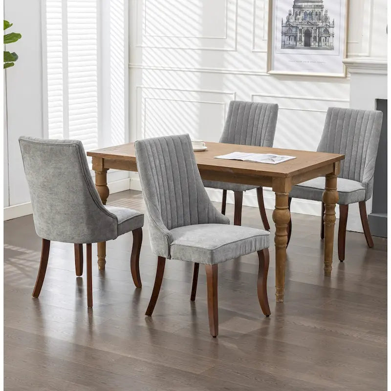Set di 2 sedie imbottite per sala da pranzo