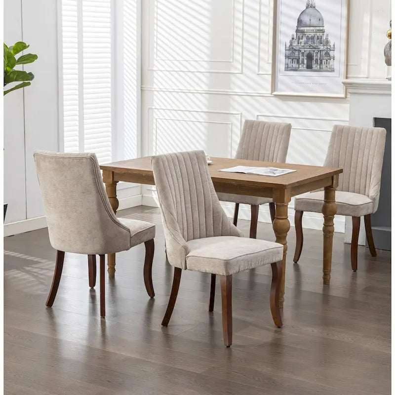 Set di 2 sedie imbottite per sala da pranzo