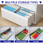 Cassettiera orizzontale a 5 cassetti con serratura