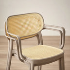 Set di 2 sedie impilabili moderne da interno ed esterno