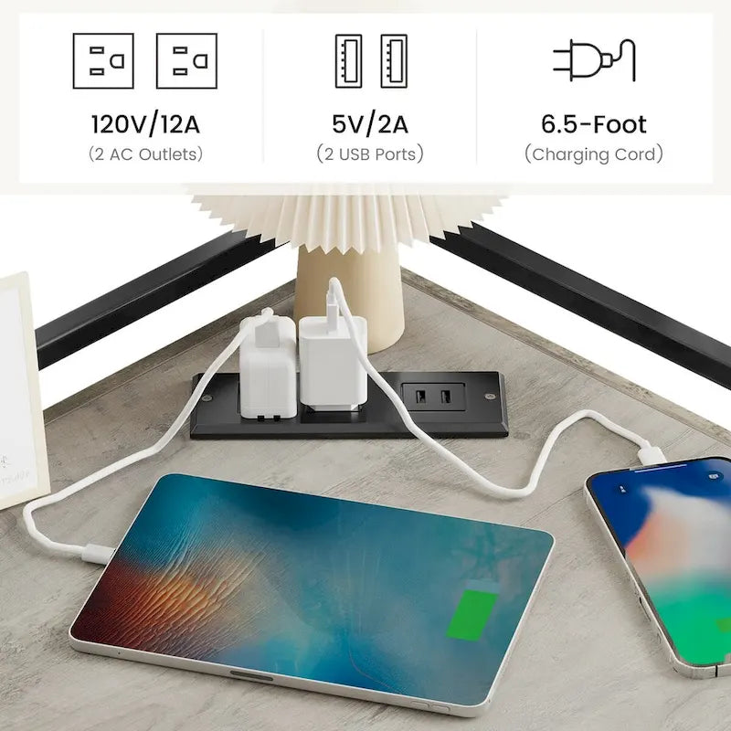 Mobile angolare con stazione di ricarica integrata