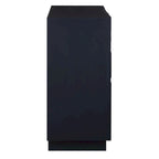 Mobiletto lucido blu a 2 ante - 34"H x 30"W x 16"D