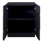 Mobiletto lucido blu a 2 ante - 34"H x 30"W x 16"D