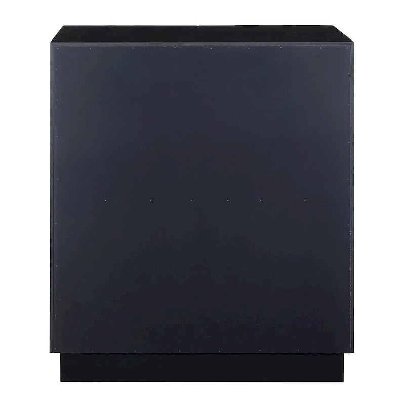 Mobiletto lucido blu a 2 ante - 34"H x 30"W x 16"D